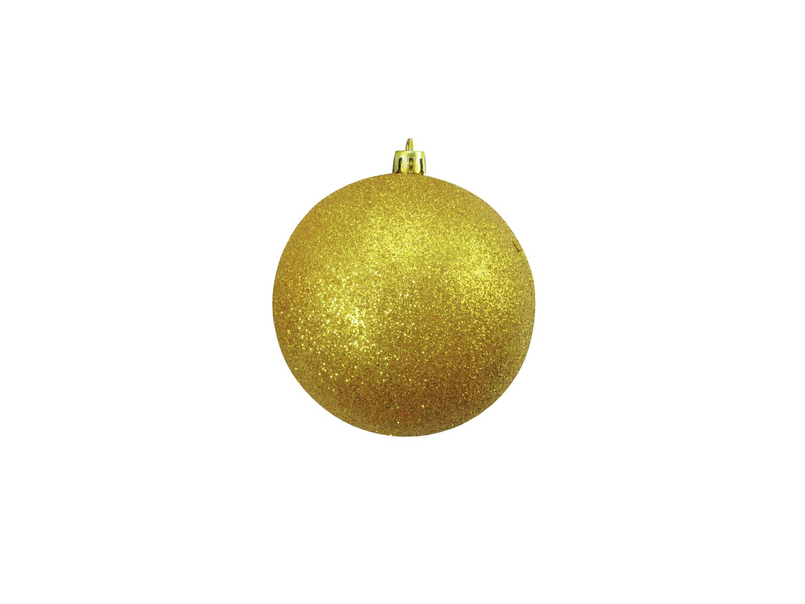 Vánoční ozdoby | Vánoční ozdoby 10cm, 4ks zlaté s glitry | Vánoční ...